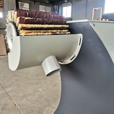 Ancho de trabajo ilimitado Máquina de pulido manual de doble rollo vertical 380v/50Hz Voltagem