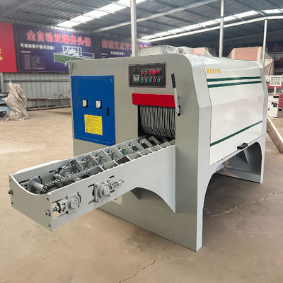 22KW*2 Potencia PYM200 Serradura mecánica redonda de hoja de madera máquina integrada máquina de corte automática