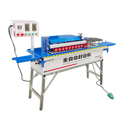 75 kg DW102 Máquina de bandaje de borde recto oblicuo de uso doméstico pequeño de alta velocidad para gabinetes de madera