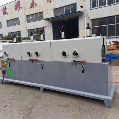 Maquina de lijación de cuatro lados automática de 15 cm material corto movimiento de cuatro lados lija