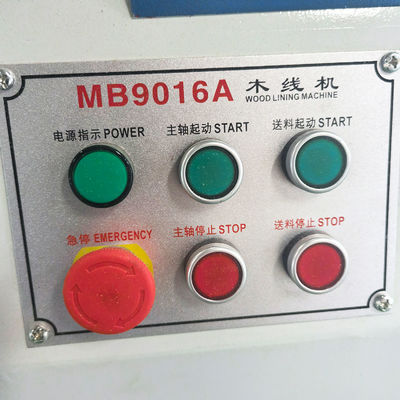 MB9016A 160 mm Máquina de fresado de línea de puertas de madera de alta velocidad para grosor de trabajo de 10-120 mm