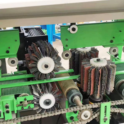 Máquina de lijación de madera maciza cuadrada móvil totalmente automática de cuatro lados