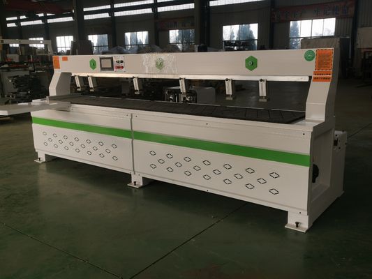 Máquina de perforación de agujeros de cerradura de puertas horizontales de doble línea para tableros de muebles de madera contrachapada MDF