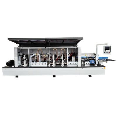 Máquina de banda de borde para el panel del gabinete de puertas de madera ancho mínimo 80 mm y función automática