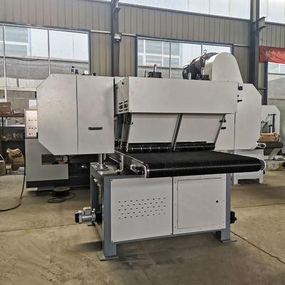 18.5kw de precisión Horizontal aserradero Máquina de sierra automática de banda para el corte de madera sólida