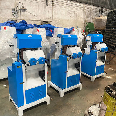 Máquina de lija de madera con motor de 3kw de potencia doble banda rodilla rodilla de pulido y alisado