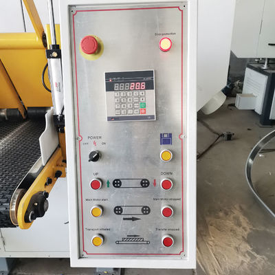 Potencia total 17.22kw Maquinaria de trabajo de madera Máquina de sierra de banda horizontal totalmente automática