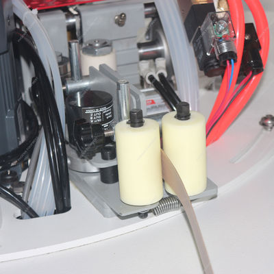 Máquina de banda de borde de arco totalmente automática con velocidad de 12 m/min y brazo plegable flexible