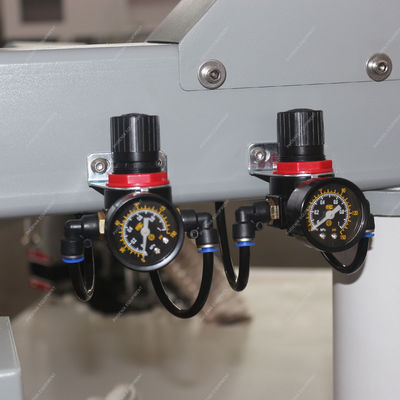 Máquina de banda de borde de arco totalmente automática con velocidad de 12 m/min y brazo plegable flexible