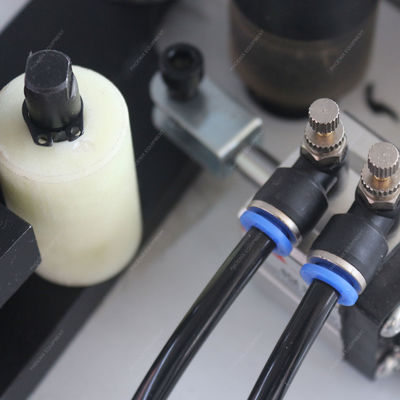 Máquina portátil automática de pegado de bandas de borde para carillas curvas y de madera sólida