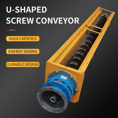 Diámetro del eje en espiral de 108 mm TDLXU330-5 transportador de tornillo sin eje en la industria personalizada