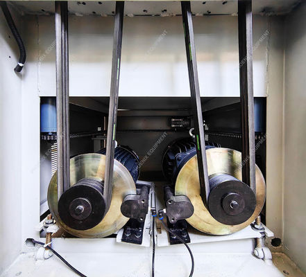 Máquina de lija de cinturón de precisión totalmente automática para la línea de producción de madera