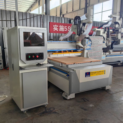 9KW motor de huso de energía de la madera de trabajo Cnc máquina de encaminamiento de madera para cortar muebles de contrachapado