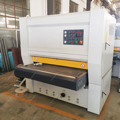 Máquina de lija de cinturón de planador de madera multifunción CNC Mesa lateral doble automática