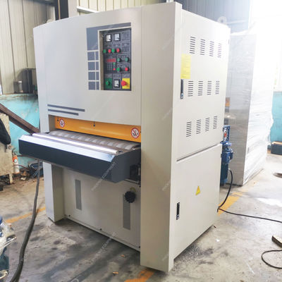 Máquina de lija de cinturón de planador de madera multifunción CNC Mesa lateral doble automática
