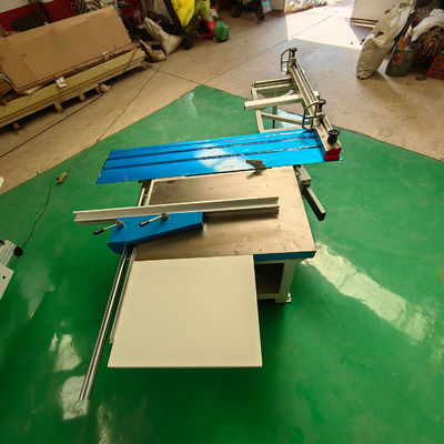 1600*380mm Tamaño de mesa corredera Trabajo de madera Serra automática con 30 mm de diámetro del eje principal