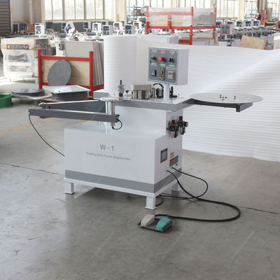 Máquina de bandaje de bordes de madera totalmente automática con función de brazo plegable y de curva
