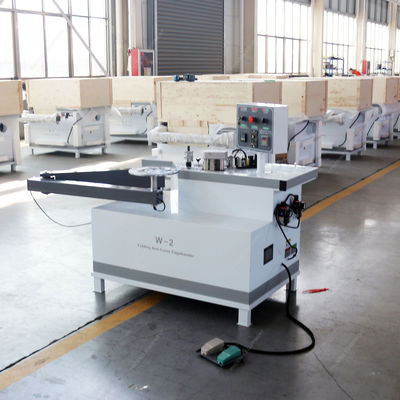 10.8m/min Velocidad de alimentación del panel Curva de círculo recta máquina de bandaje de borde de madera