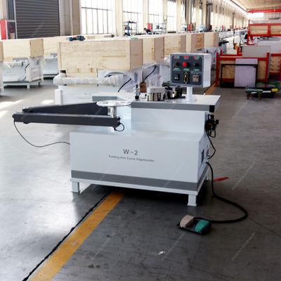 10.8m/min Velocidad de alimentación del panel Curva de círculo recta máquina de bandaje de borde de madera