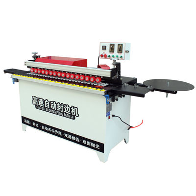 Máquina de bandaje de borde pequeño cinta de PVC Mini MDF multifunción doble borde función múltiple