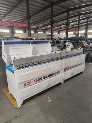 Máquina de bandaje de borde para bordes rectos y oblicuos en la fabricación de muebles