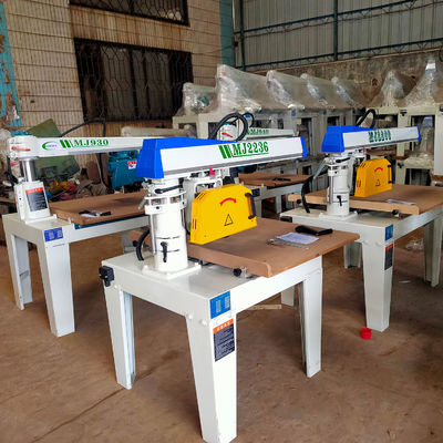 110 mm Max. espesor de trabajo de la madera MJ640 madera de la sierra de brazo radial para el corte de la sierra transversal