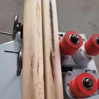 MC9080B Maquina de redondeo de espadas para carpintería con 4 kW de potencia y motor de alimentación de 0,75 kW