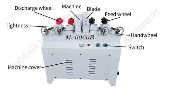 3KW Motor principal MC9060B Maquina para hacer escobas de madera con capacidad de 310 kg
