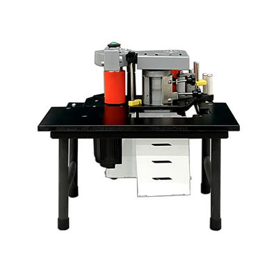 Máquina de bandaje manual de borde portátil de PVC curva y recta