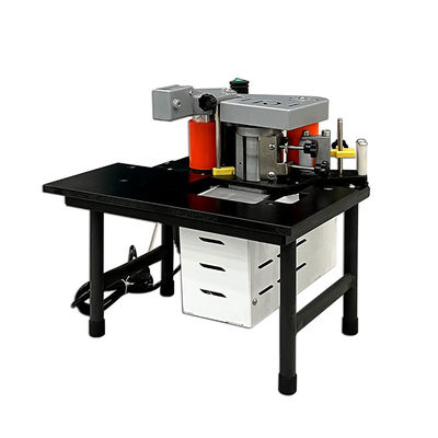 Máquina de bandaje manual de borde portátil de PVC curva y recta