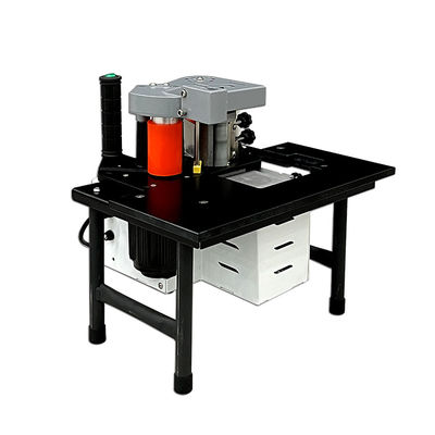 Máquina de bandaje manual de borde portátil de PVC curva y recta