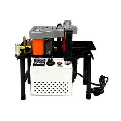 Máquina de bandaje manual de borde portátil de PVC curva y recta