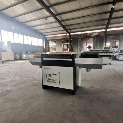 1.5kW Power Drum Brush Sander para lijar tablas de melamina en la producción de muebles