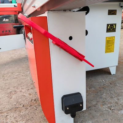 Máquina de corte de madera de 2300 mm con sierra de tabla corredera y altura de corte máxima de 80 mm