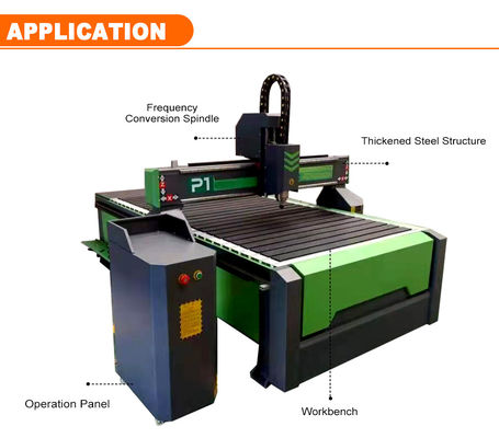 1325 Máquina CNC de corte de grabado y tallado en MDF acrílico con extrusiones en T