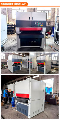 Máquina de lija de cinta abrasiva de 64kW para el pulido de chapa de acero inoxidable