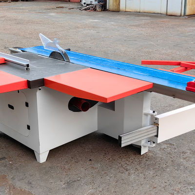 MJ6123 2300mm 45/90 grados panel de mesa corredera máquina de corte de madera para muebles