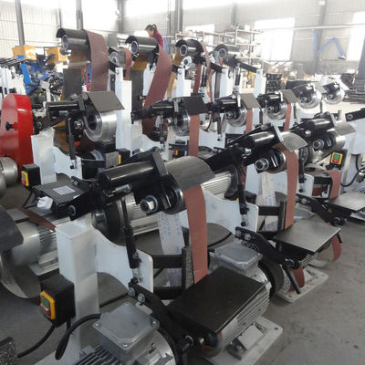 PMS1200 Grinder de cinturón industrial Sander para cuchillo Máquina de cinturón de lijación de metal de velocidad variable