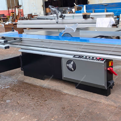 Máquina de trabajo de madera de precisión Phoenix de doble hoja de mesa corredera para cortar madera