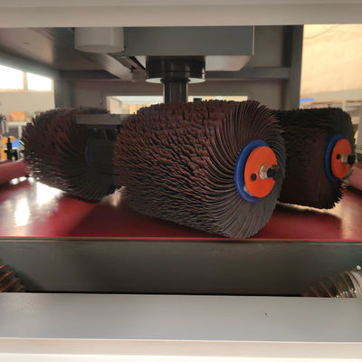 2700 KG Peso R-G4-R800 Máquina de pulido automática para desborrar y descamfar metales planos