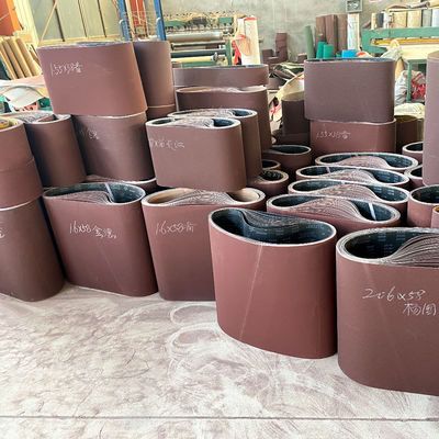 Cinturones de lija de tamaño personalizable para molienda de metal de madera Soporte OEM y personalizado