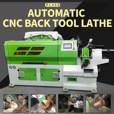 Largo girado mm 750 mm PL450 Torno de herramienta de recubrimiento CNC para copias de artesanías de madera