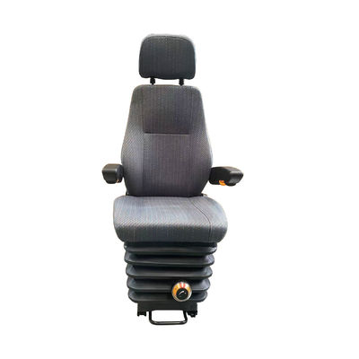 Asiento del conductor con reposacabezas ajustables y suspensión mecánica para clasificadores de maquinaria de construcción