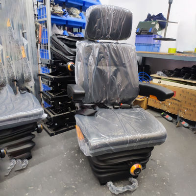 Asiento giratorio negro personalizado Cushión ajustable 180 grados de rotación y amortiguador