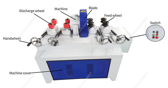 1.1KW Motor de alimentación MC90100B Máquina de procesamiento de barras redondas para la producción