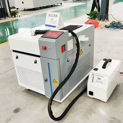 Soldadura de precisión Máquina de soldadura con láser de fibra portátil con un kit de pistola de boquillas de 1500W
