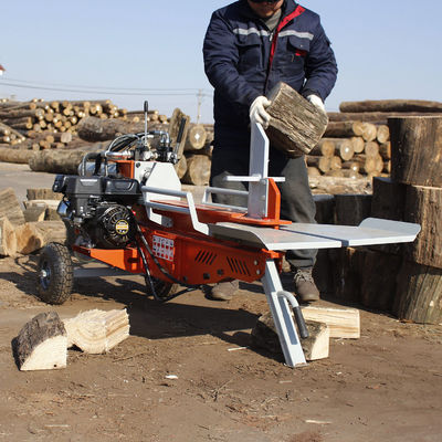 WP-182 Máquina de separación de madera hidráulica de doble cilindro para madera fuerte