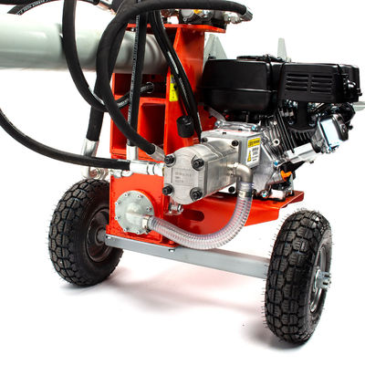 Control manual de la manija 18 toneladas hogar hidráulico doble cilindro splitter de troncos para astillado de madera
