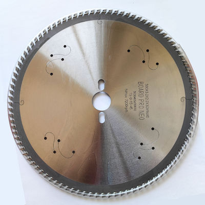 300mm 96 Dentes Escalera Dentes planos Cuchilla circular de sierra para cortar madera en mesa corredera