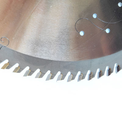 300mm 96 Dentes Escalera Dentes planos Cuchilla circular de sierra para cortar madera en mesa corredera